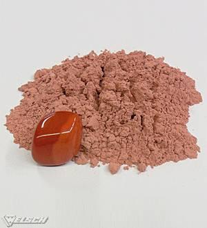 Pulver Jaspis rot